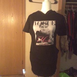 Vogue sweatshirt dress. Worn once super cute